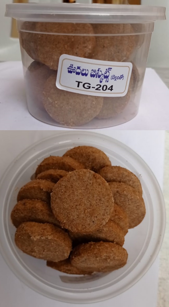 Barnyard (Udalu) Biscuits with Palm Jaggery