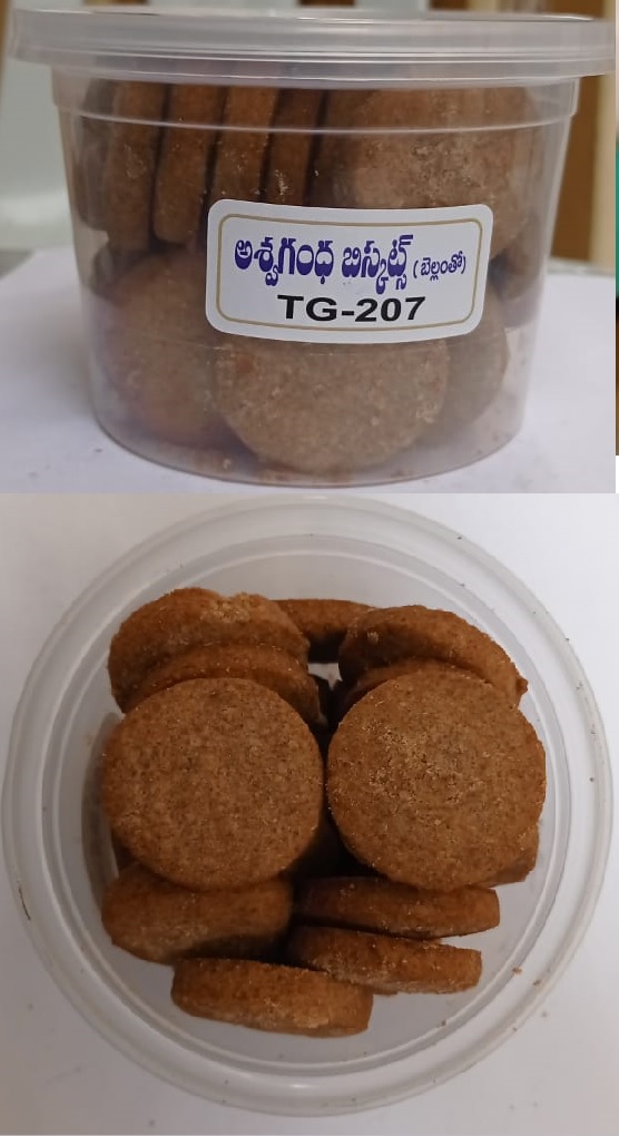 Aswaganda Biscuits with Palm Jaggery