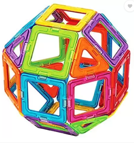 kipa Building Magical Magnetic Blocks - 20 pcs of Magnetic Building Blocks, Constructing and Creative Learning Educational and Brain Development Toy  (Multicolor)