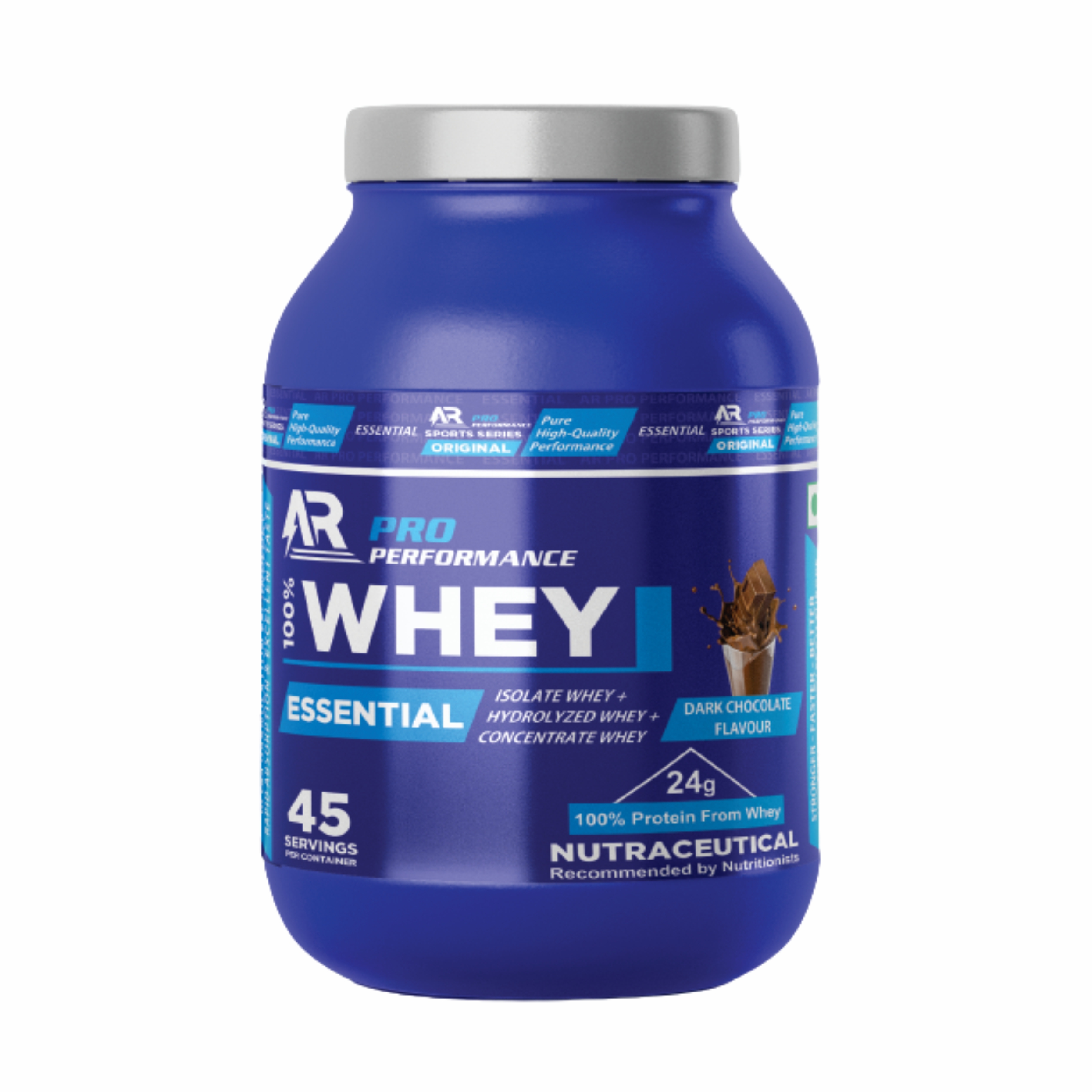 Whey Essential Protein flavor-chocolate servings -45