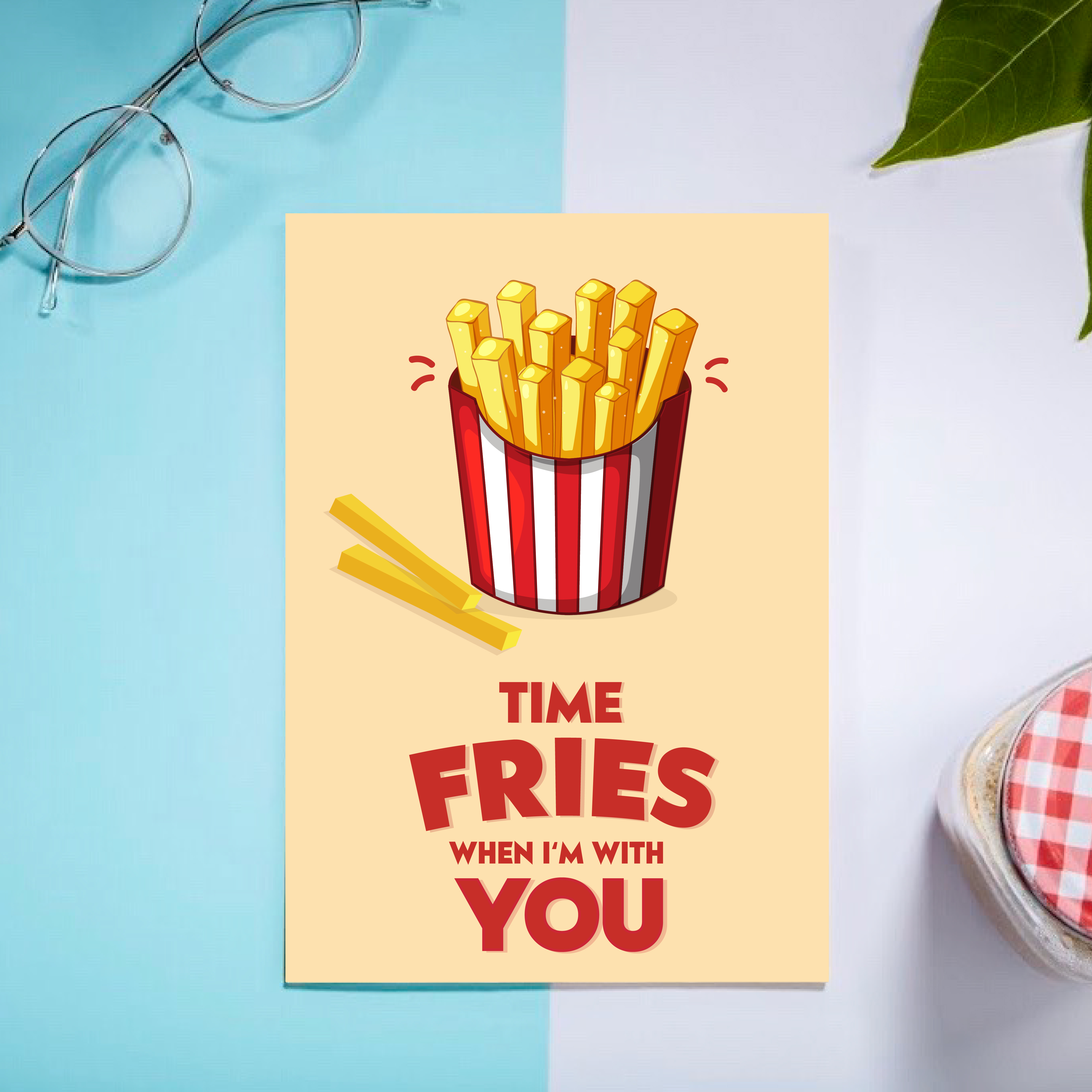 Fries Lover Greeting Card