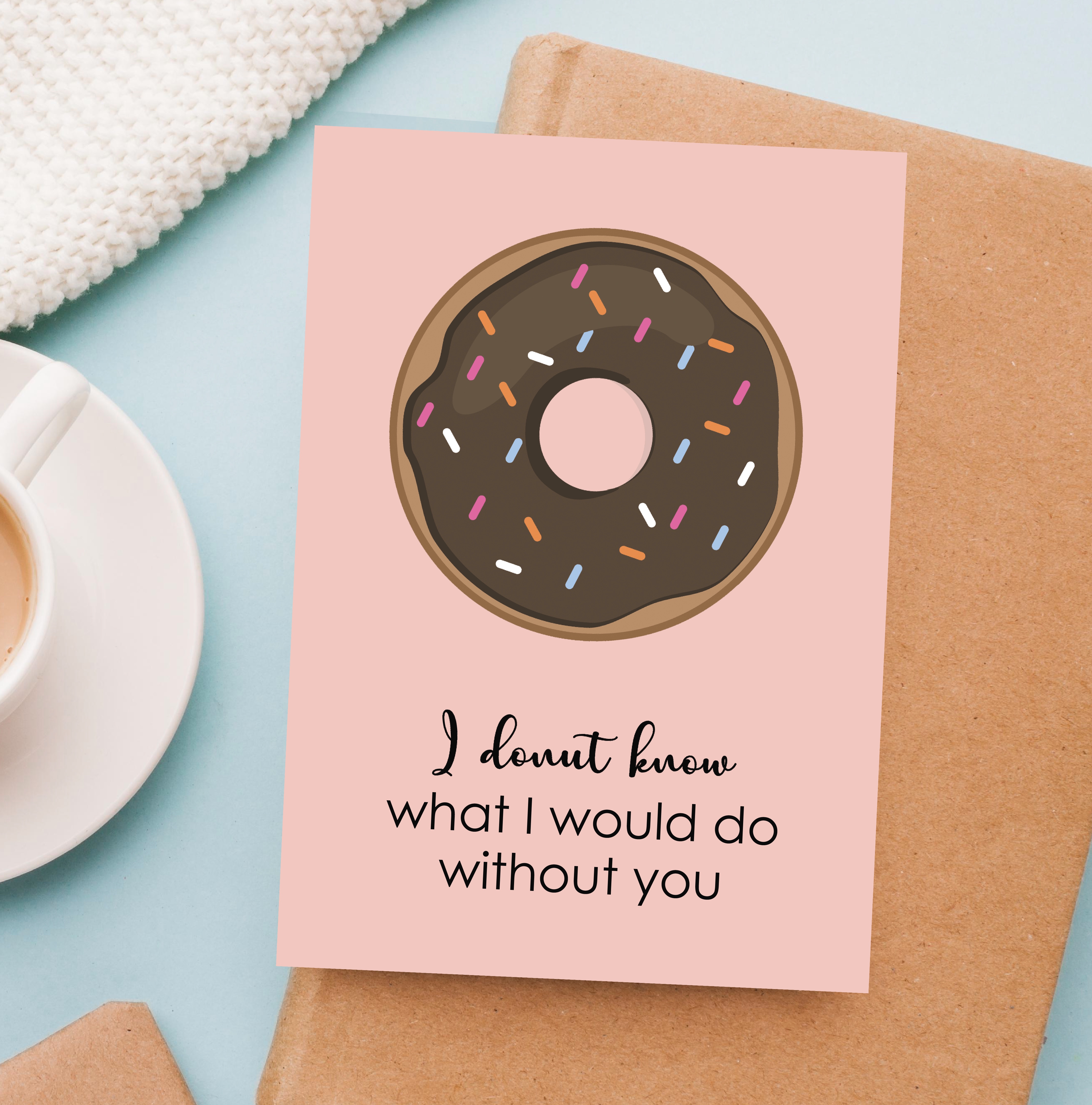 Donut Greeting Card