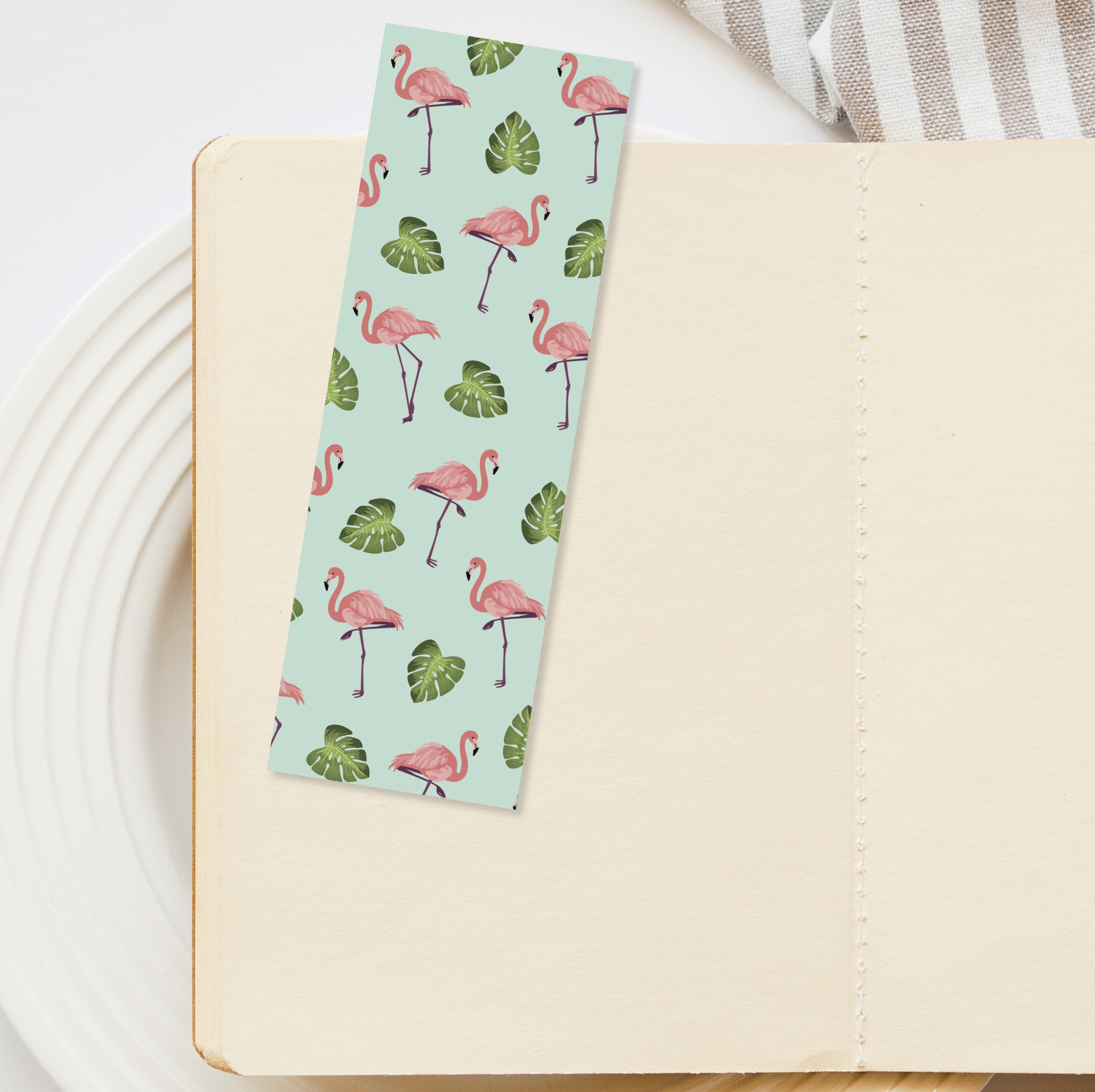 Topical Flamingo Bookmark