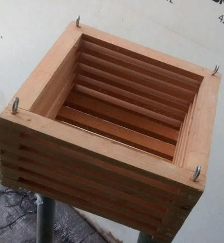 Wooden pot 8 X 8 Inch
