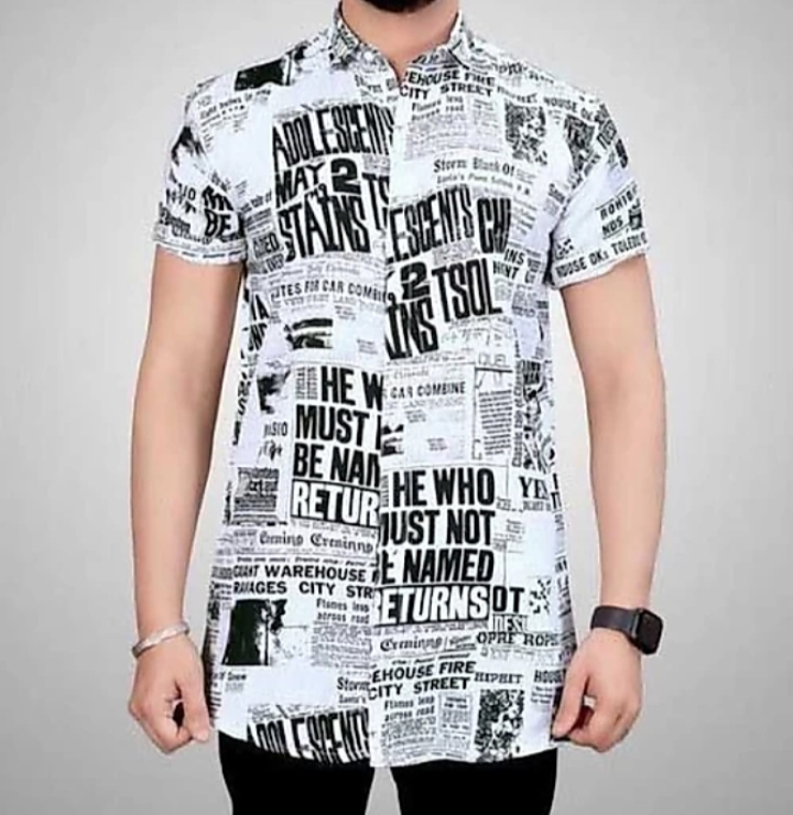Men Regular fit Printed Slim Casual Shirt 