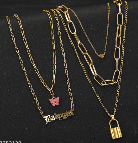 Combo set couple chain