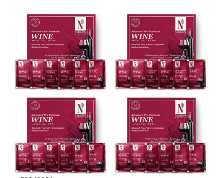 Wine facial kit
