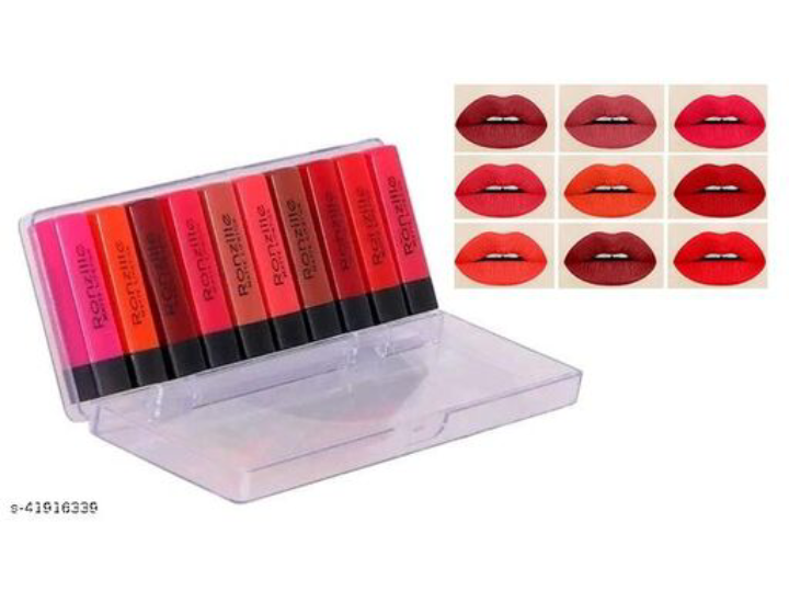 3D matte lipstick pack of 10