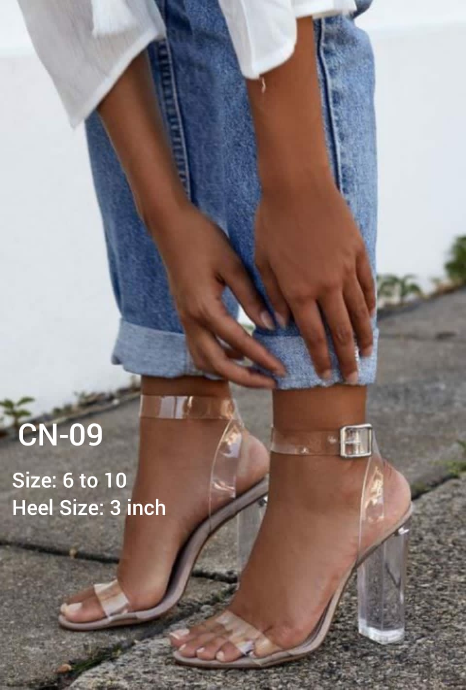 TRANSPRENT HEELS 