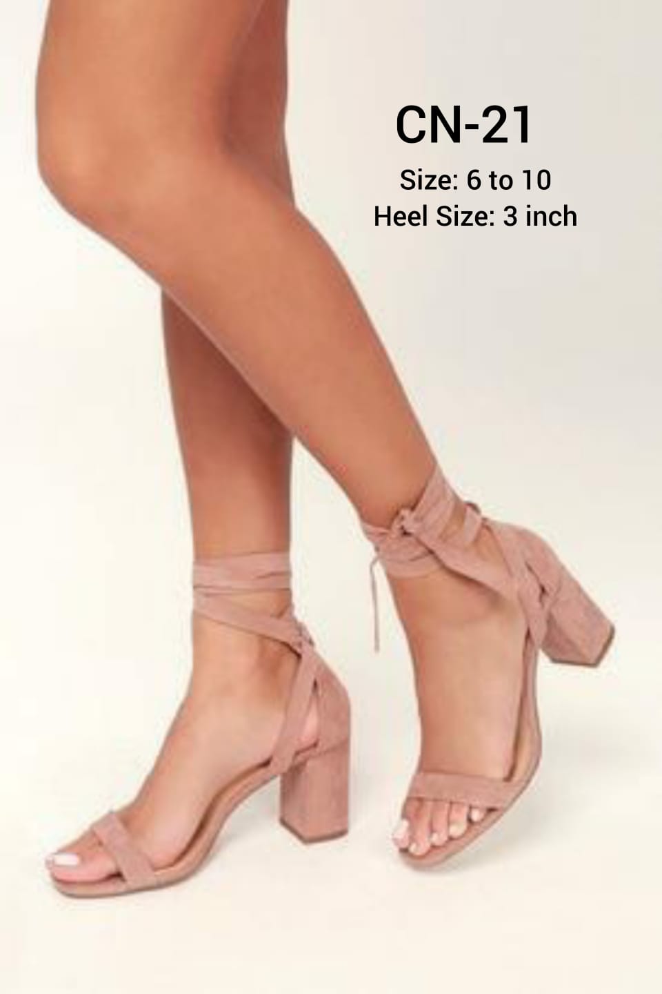 KNOTED HIGH HEELS