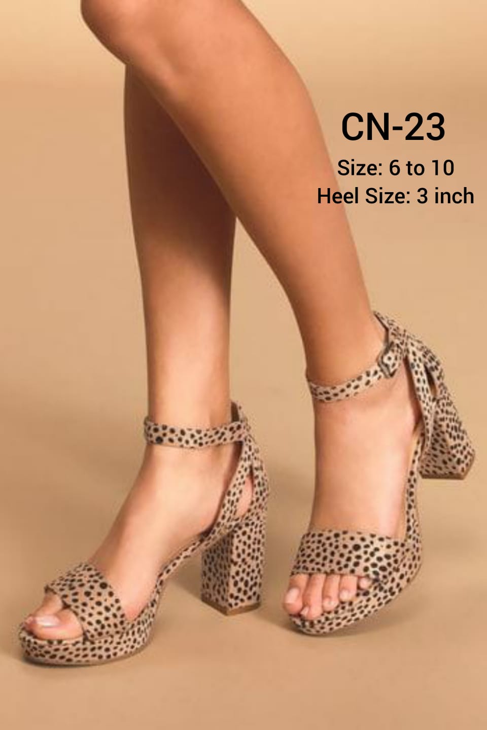 LEOPARD PRINT HIGH HEELS
