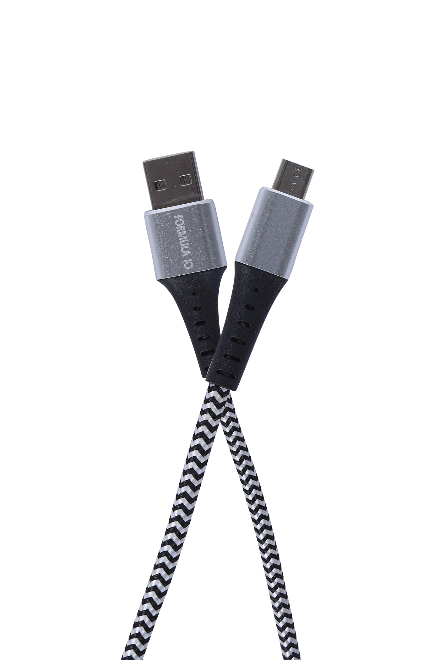 FormulaIO Nylon Braided Flash/Super VOOC Micro USB 7 Pin Data Sync Fast Charging Cable Compatible for Oppo Reno/Oppo F9 PRo/ F11 pro Upto 4Amp for All Oppo Smartphones