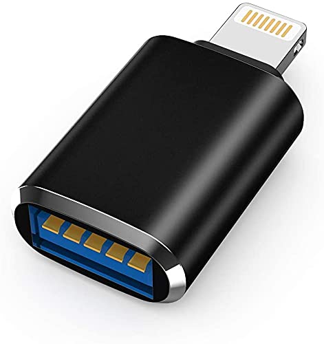 FormulaIO USB OTG for iPhone/iPad, Compatible with iOS 13 and Later, USB Female Support Connect USB Flash Drive, Keyboard, Mouse, Suitable for Home Office