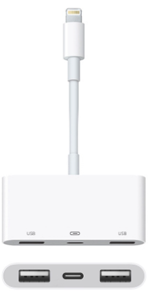 FormulaIO iPhone 3 in 1 Lightning to USB 3.0 Camera Adapter OTG Support Flashdisk Pen Drive Fast Charger