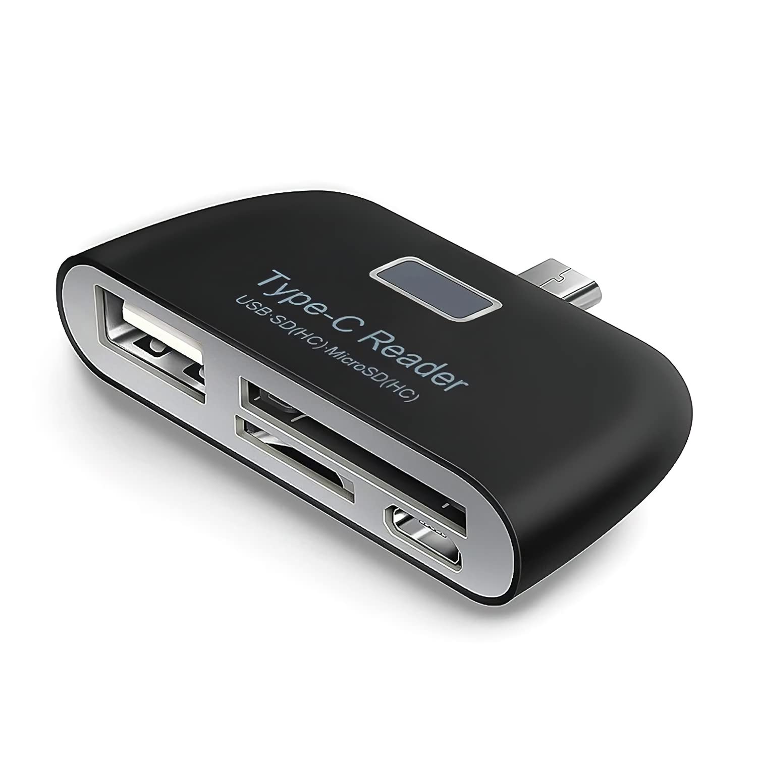 FormulaIO Type C Card Reader USB3.1 OTG HUB Adapter with SD TF Flash Memory Card Reader for Android Cellphones and PC Laptop