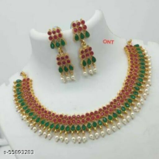 Ruby and emerald necklace 