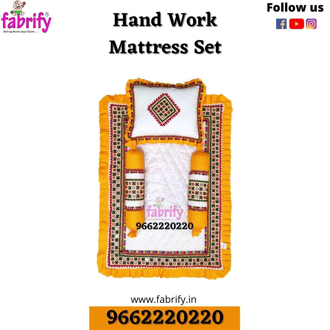 Katchhi work Mattress Set