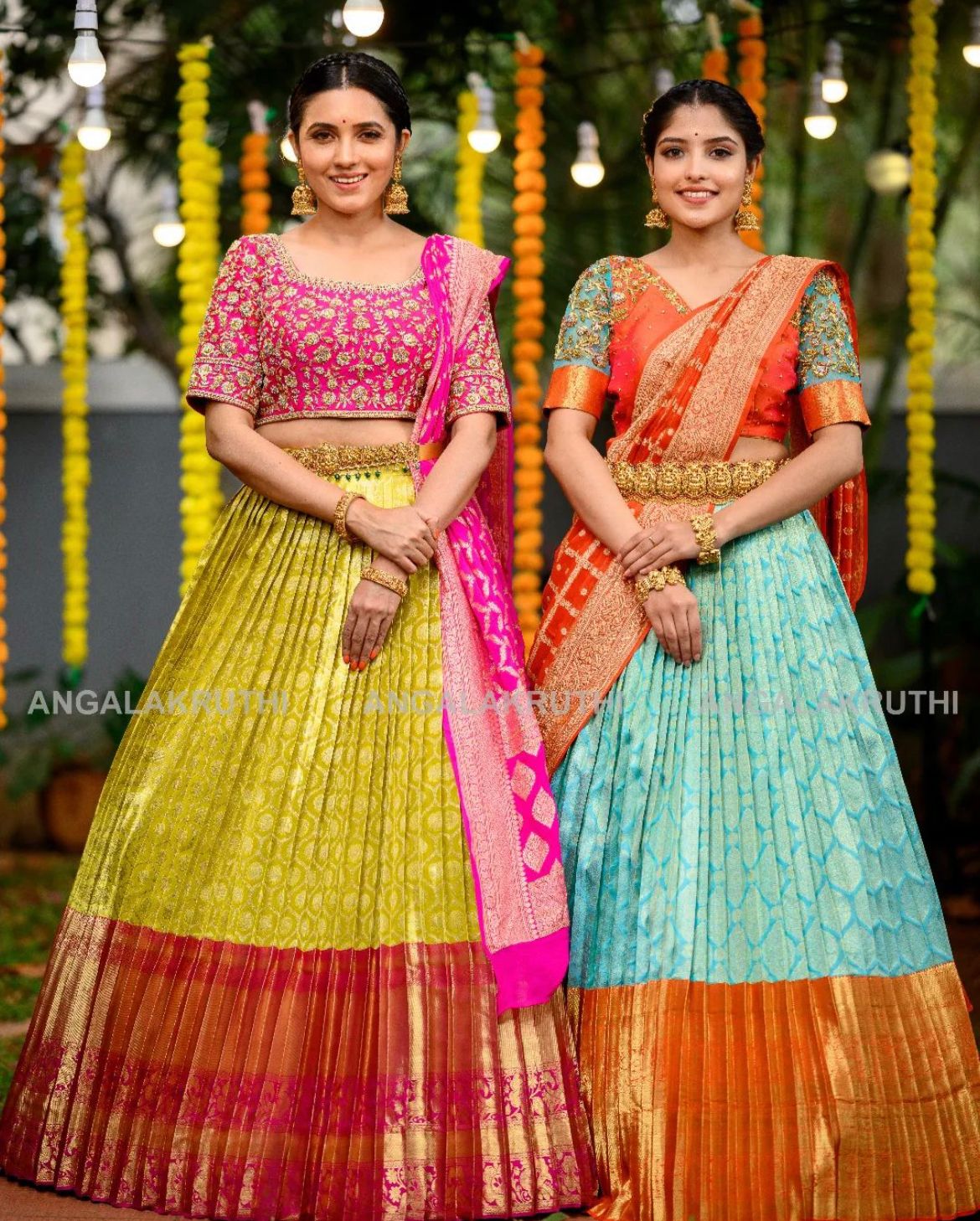 Half Saree Lehega choli