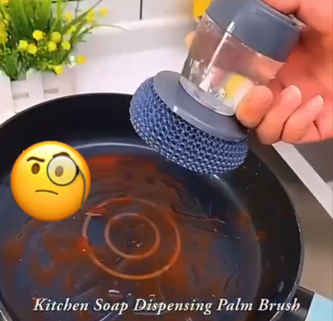 Kitchen Soap Dispensing Palm Brush (contact for price)