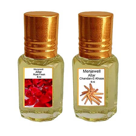Sandalwood, Rose Perfume Floral Attar, 6 Ml (Pack Of 2)