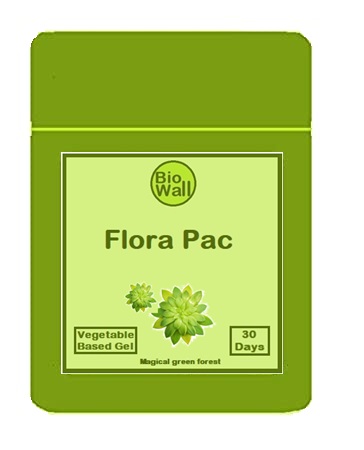 Biowall Flora Pac - Bio Air freshener made with natural ingredients - Pack of 2