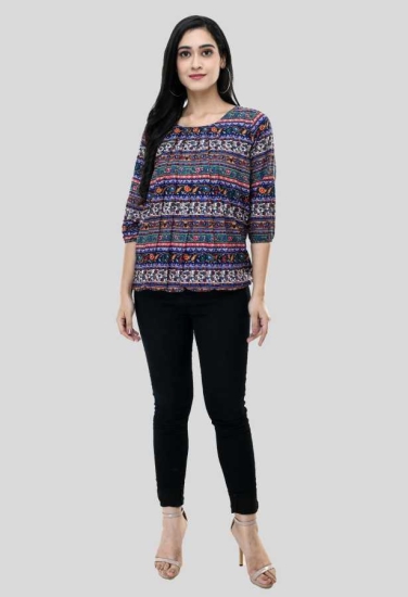 Casual Checkered Women Multicolor Top