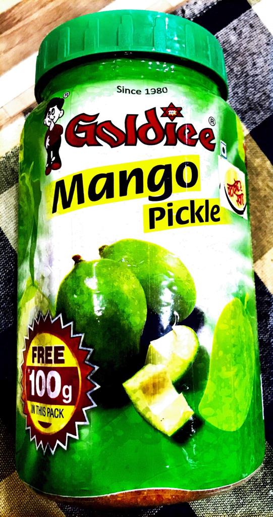 Goldie mango pickle 1kg+100gm free