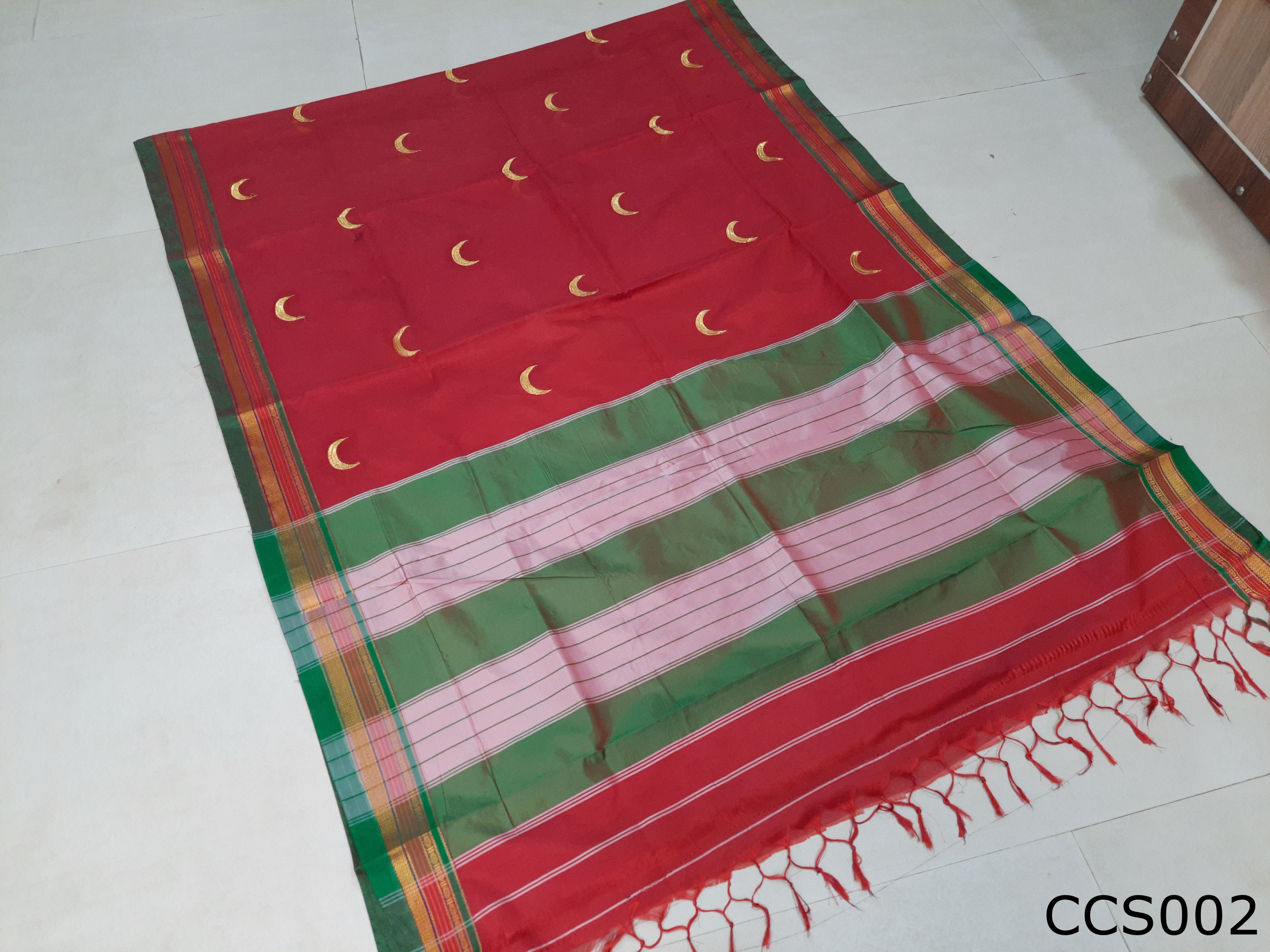 Cotton Silk Chandrasara Embroidery