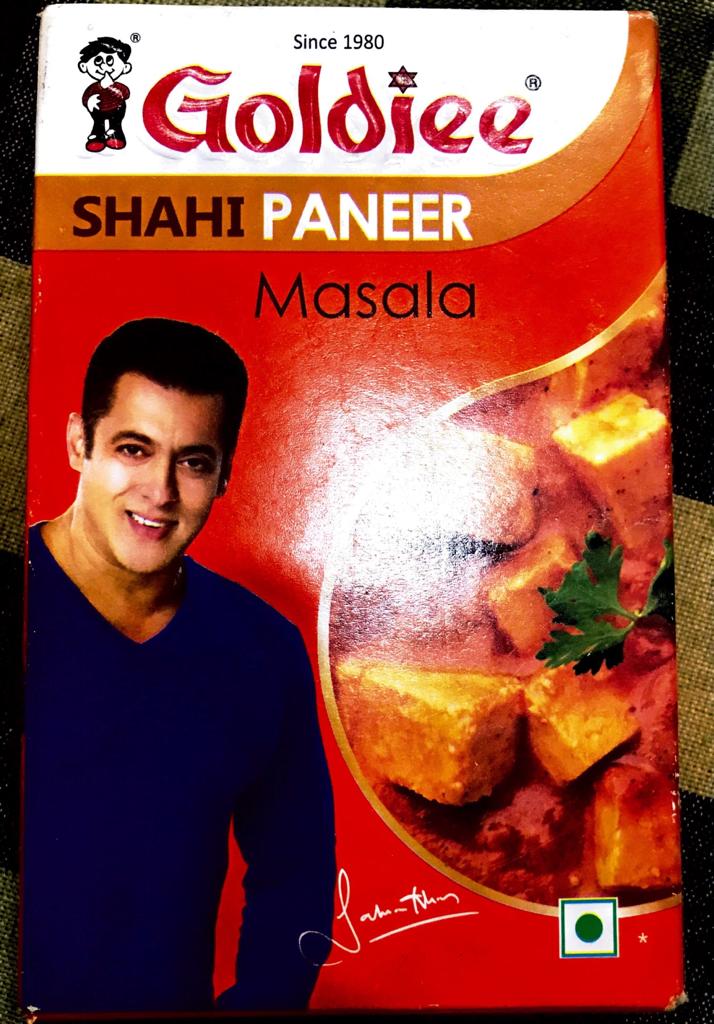 Goldie shahi paneer masala 100g