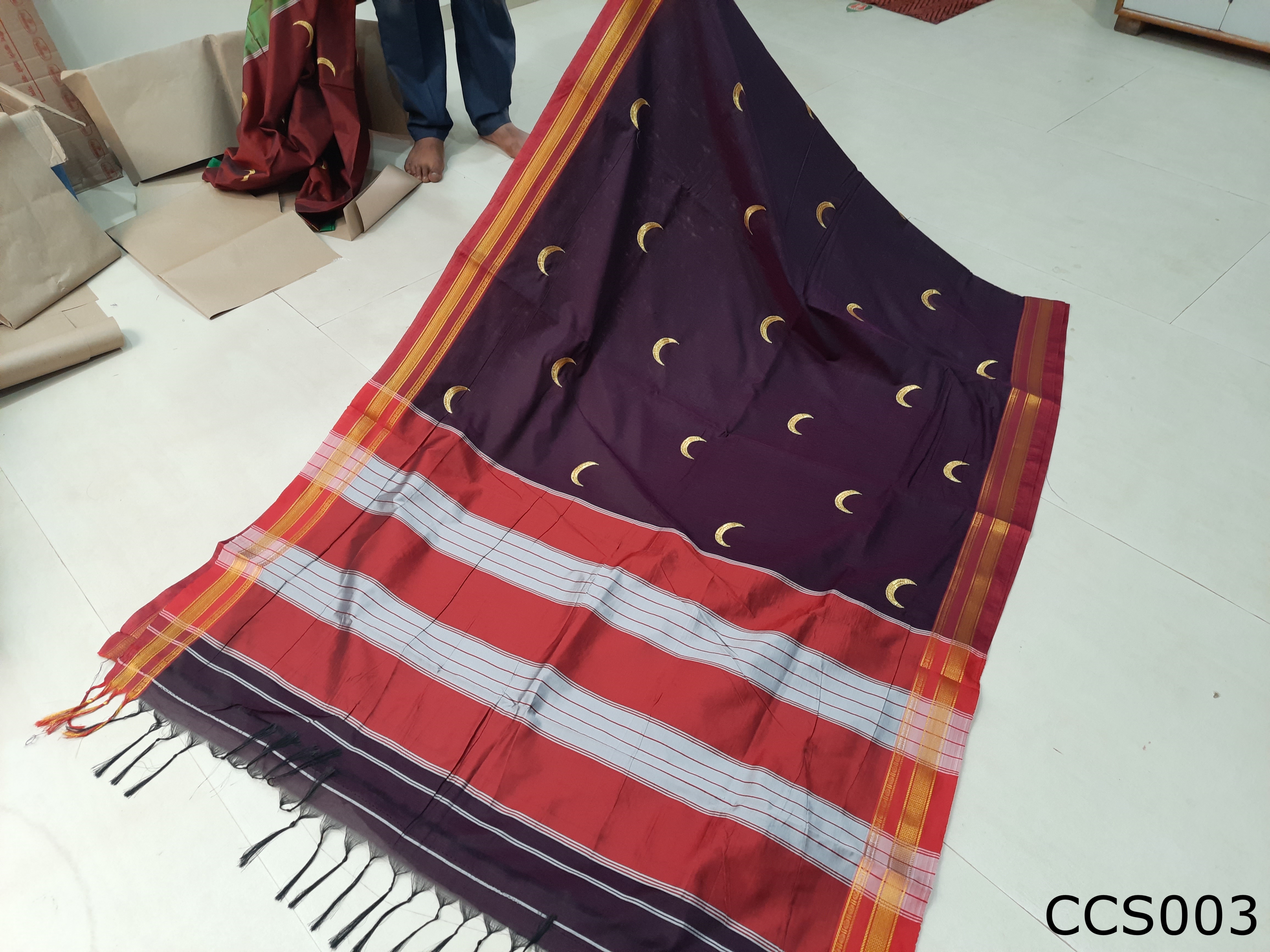 Cotton Silk Chandrasra Embroidery