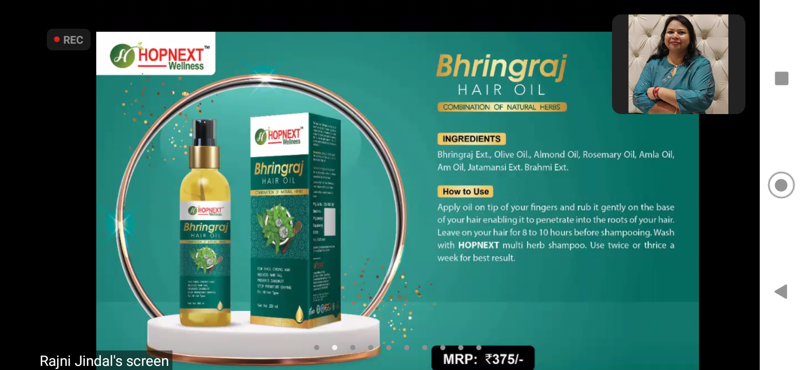 Bhringraj Hair Oil.  200ml
