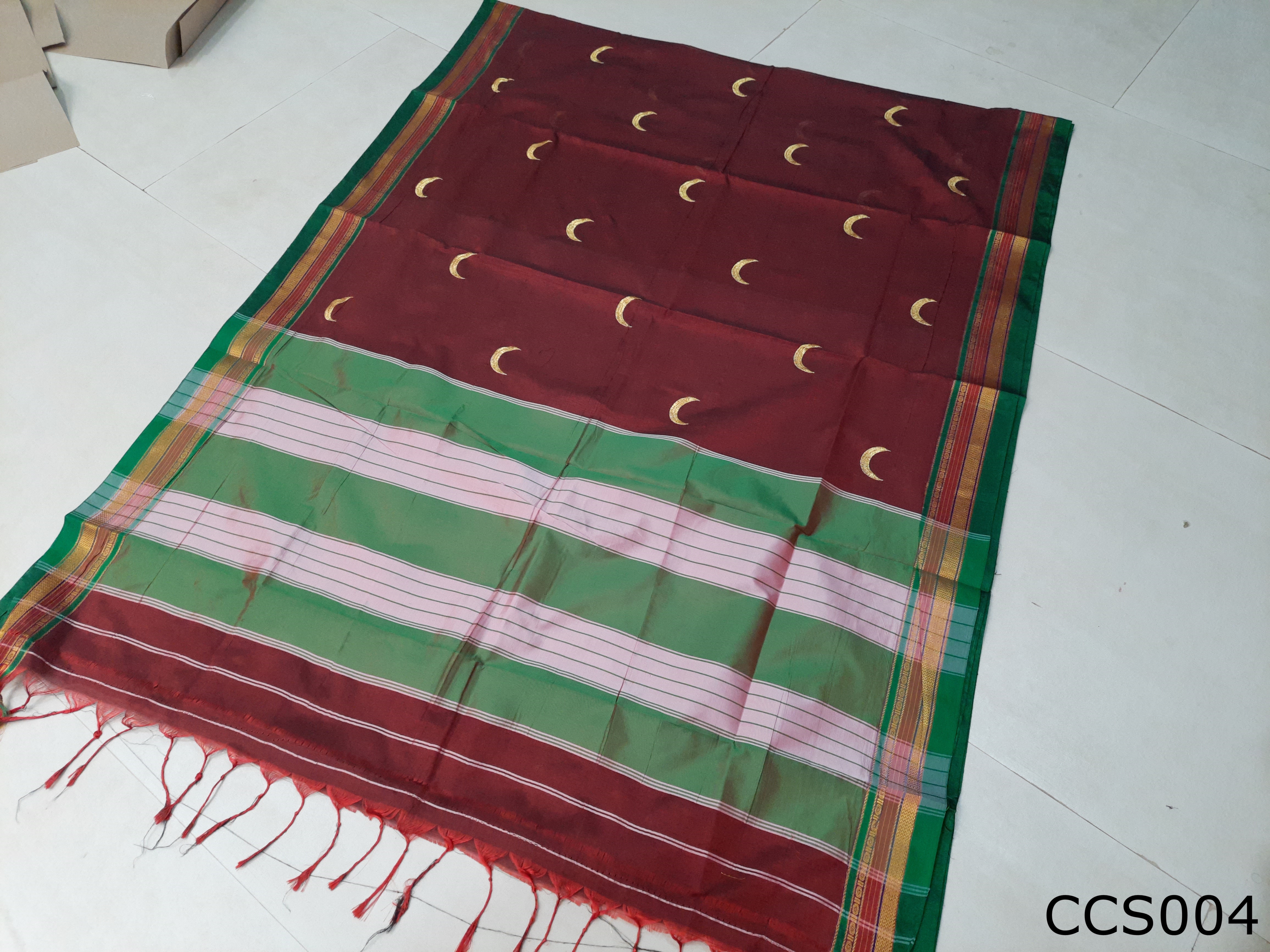 Cotton Silk Chandrasara Embroidery