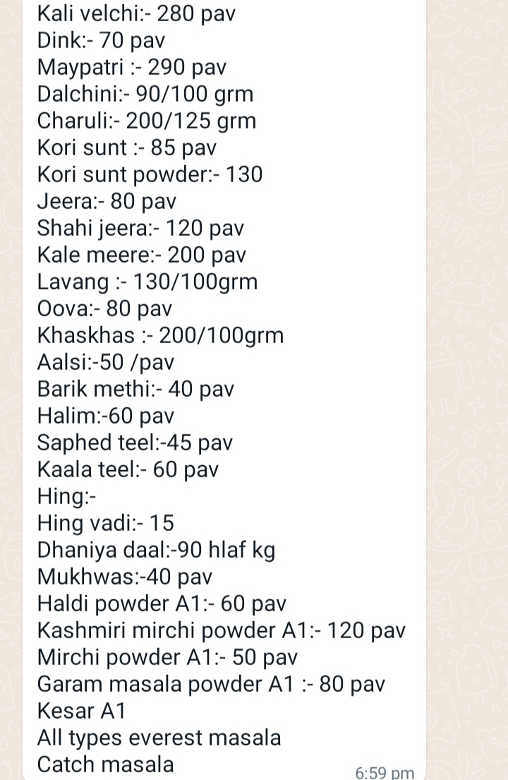 Dry fruits