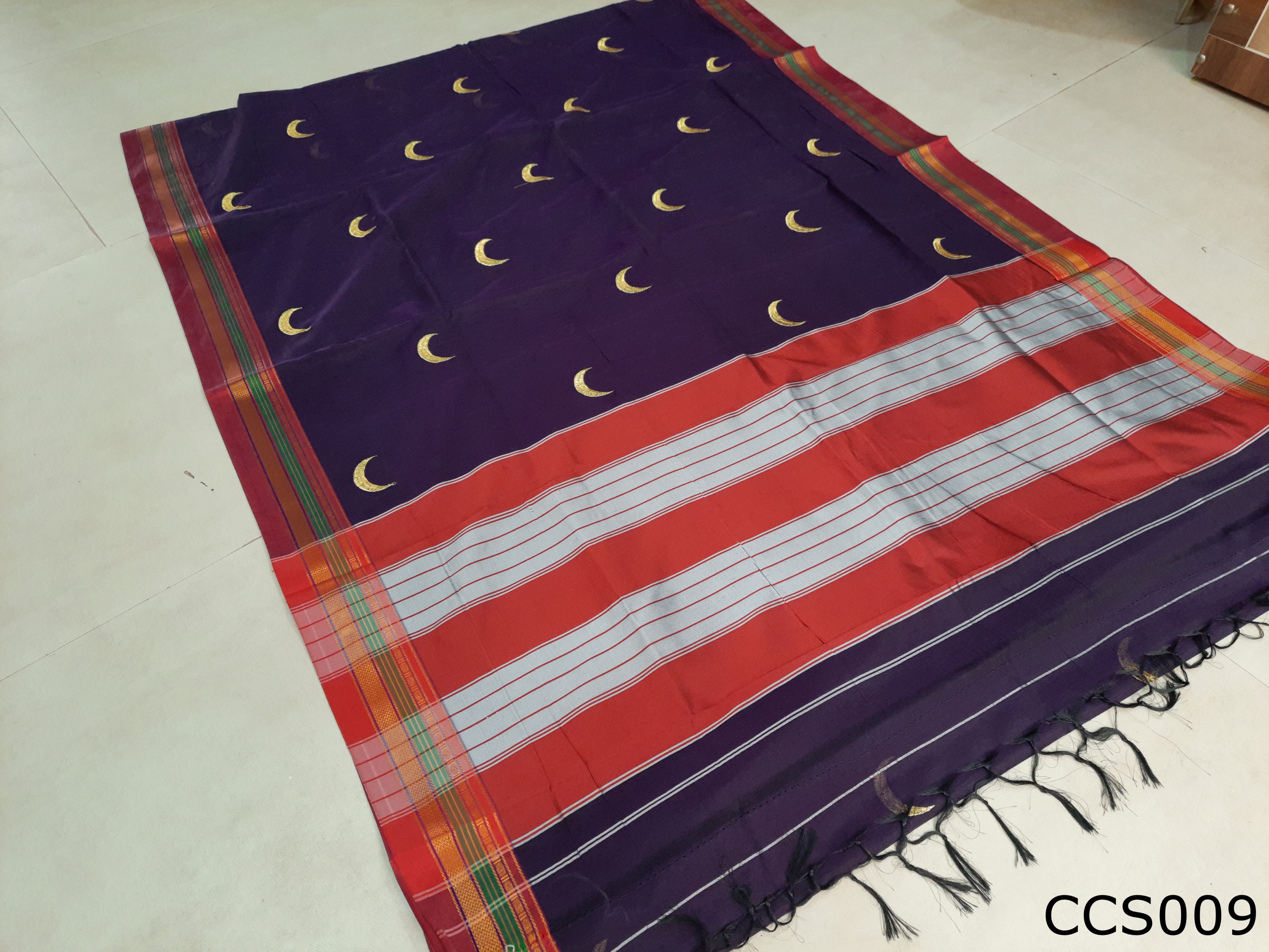 Cotton Silk Chandrasara Embroidery