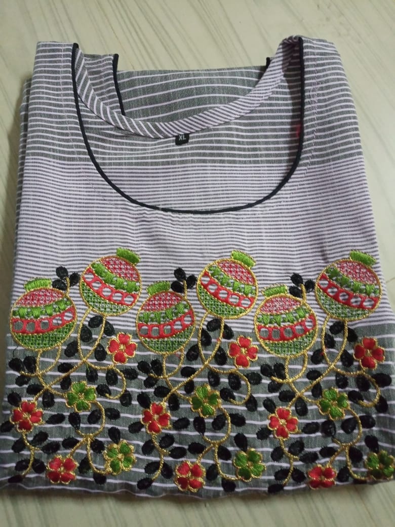 Khadi Long Kurti