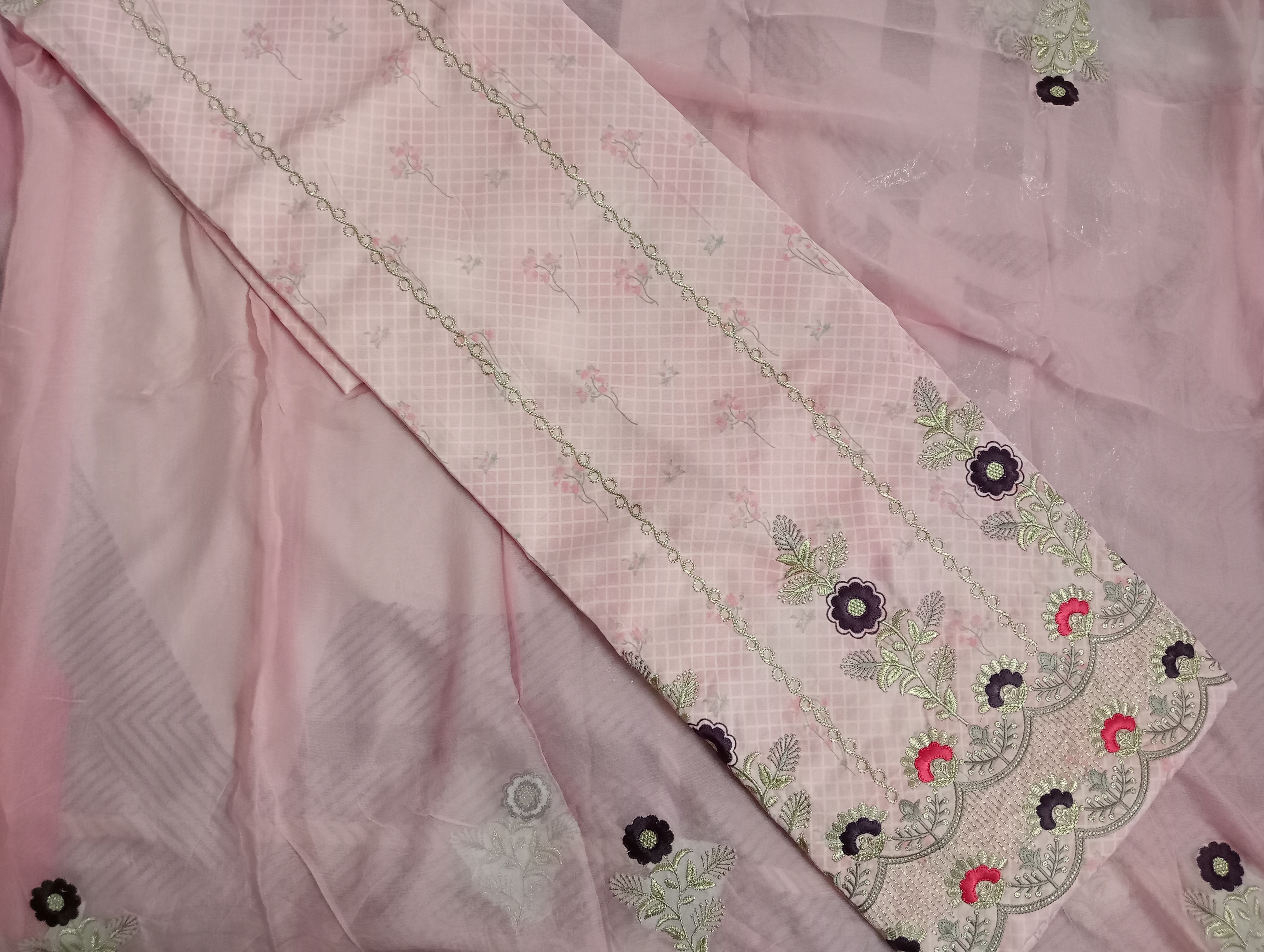cotton partywear suit