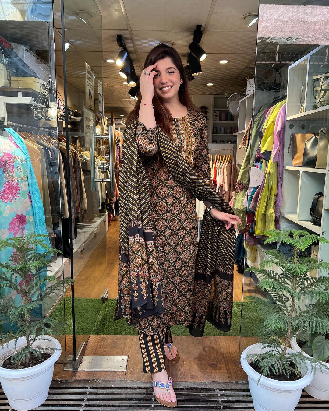 Pure Cotton Kurta Pant with Dupatta 
