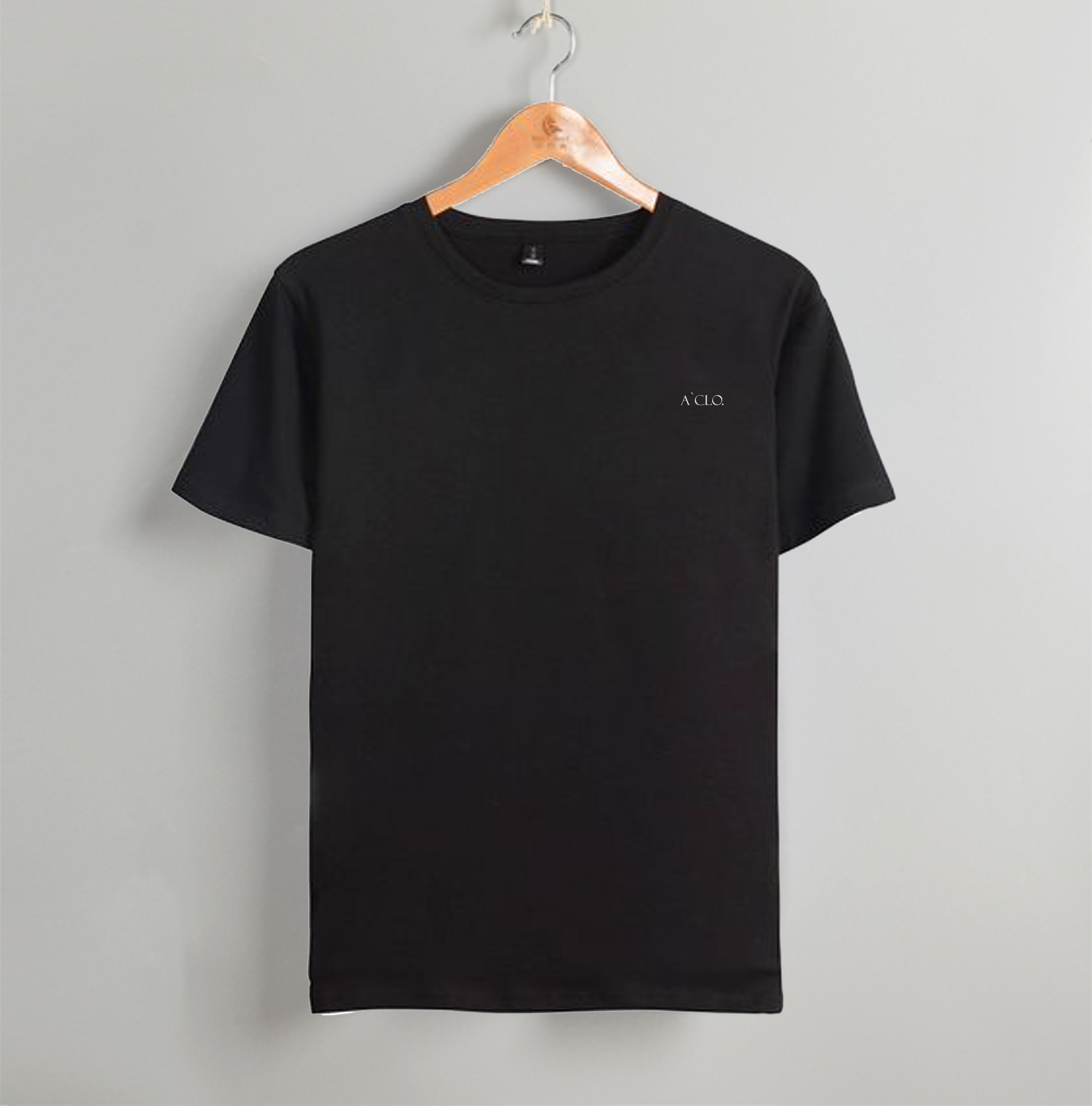 Black Plain T-shirt