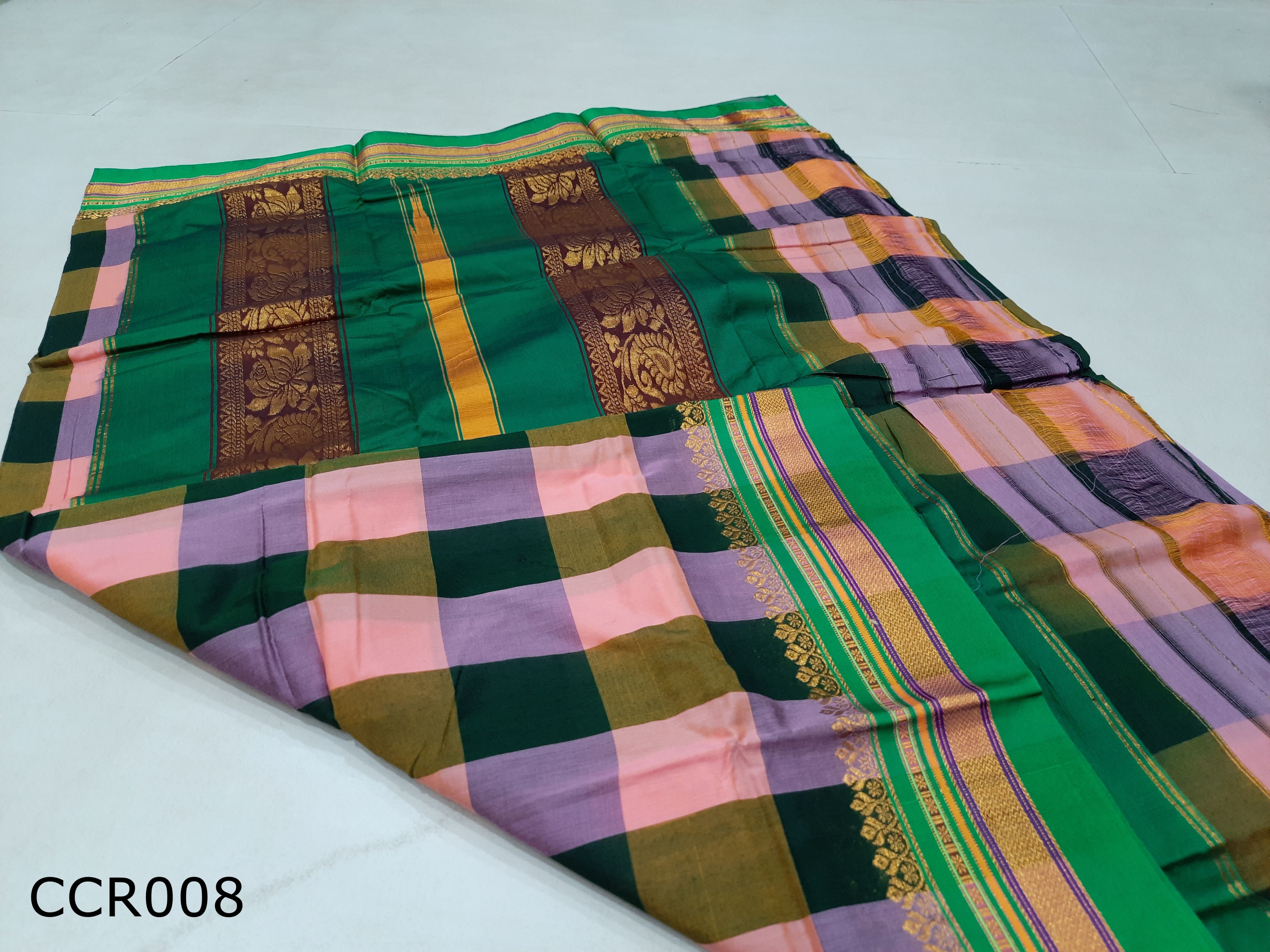 Cotton Silk Rich Pallu 