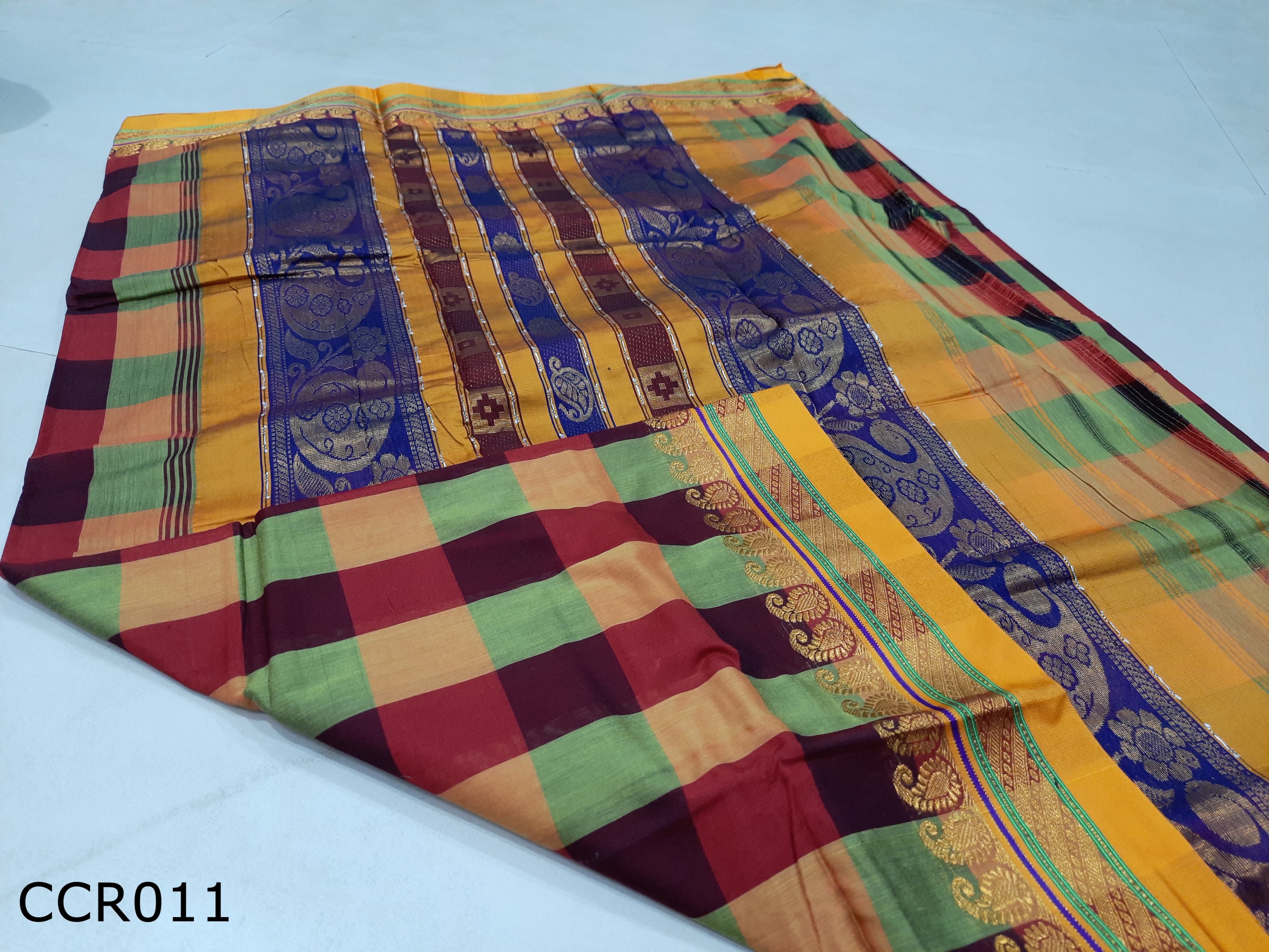 Cotton silk Rich Pallu