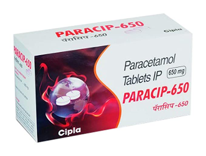 PARACIP 650 TABLET 10' STRIP
