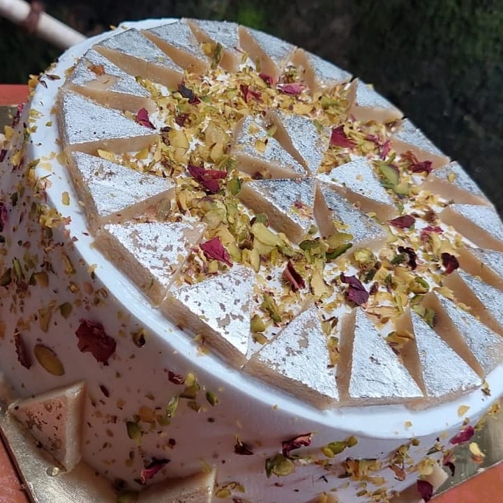 Kaju katri cake 