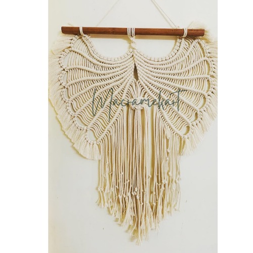macrame angel wings