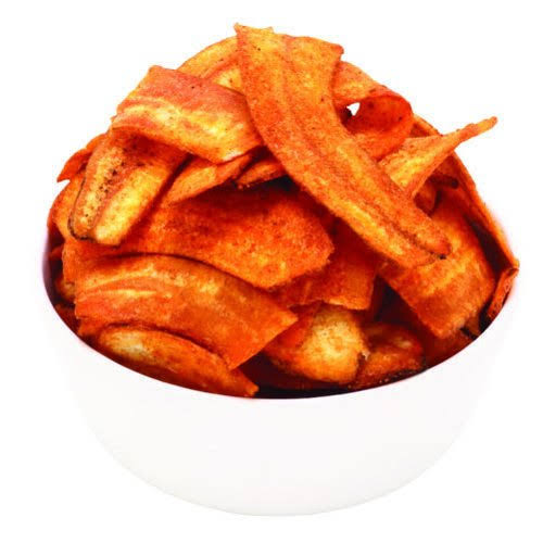 Banana chips red