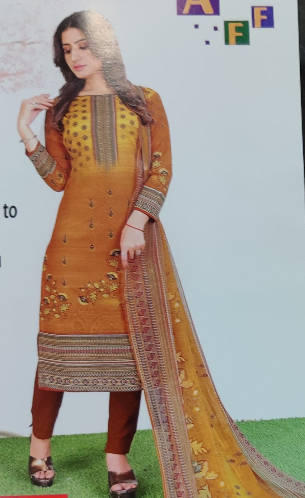  Grover Pure cotton printed suit