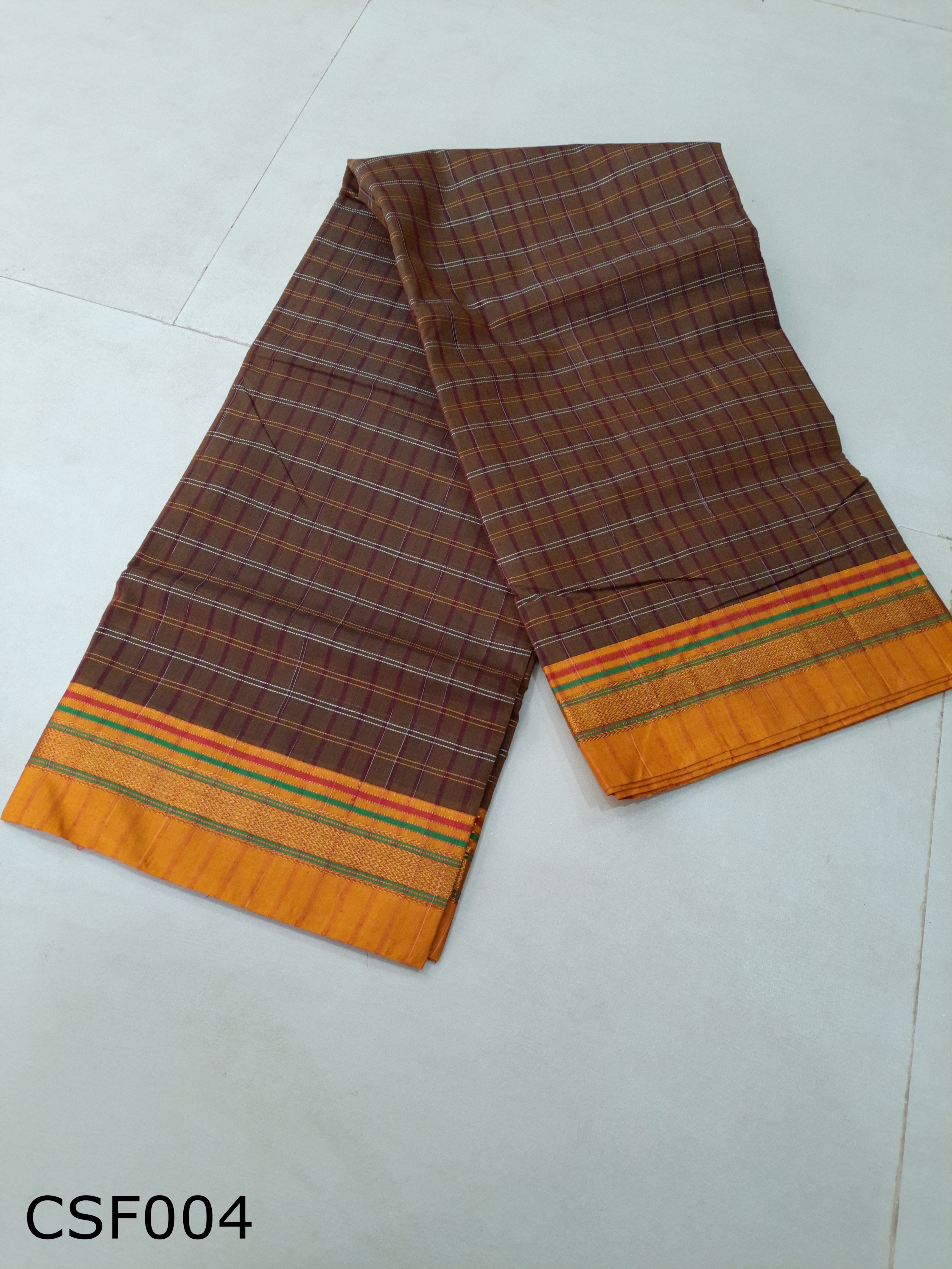 Cotton Silk Multi Checks 