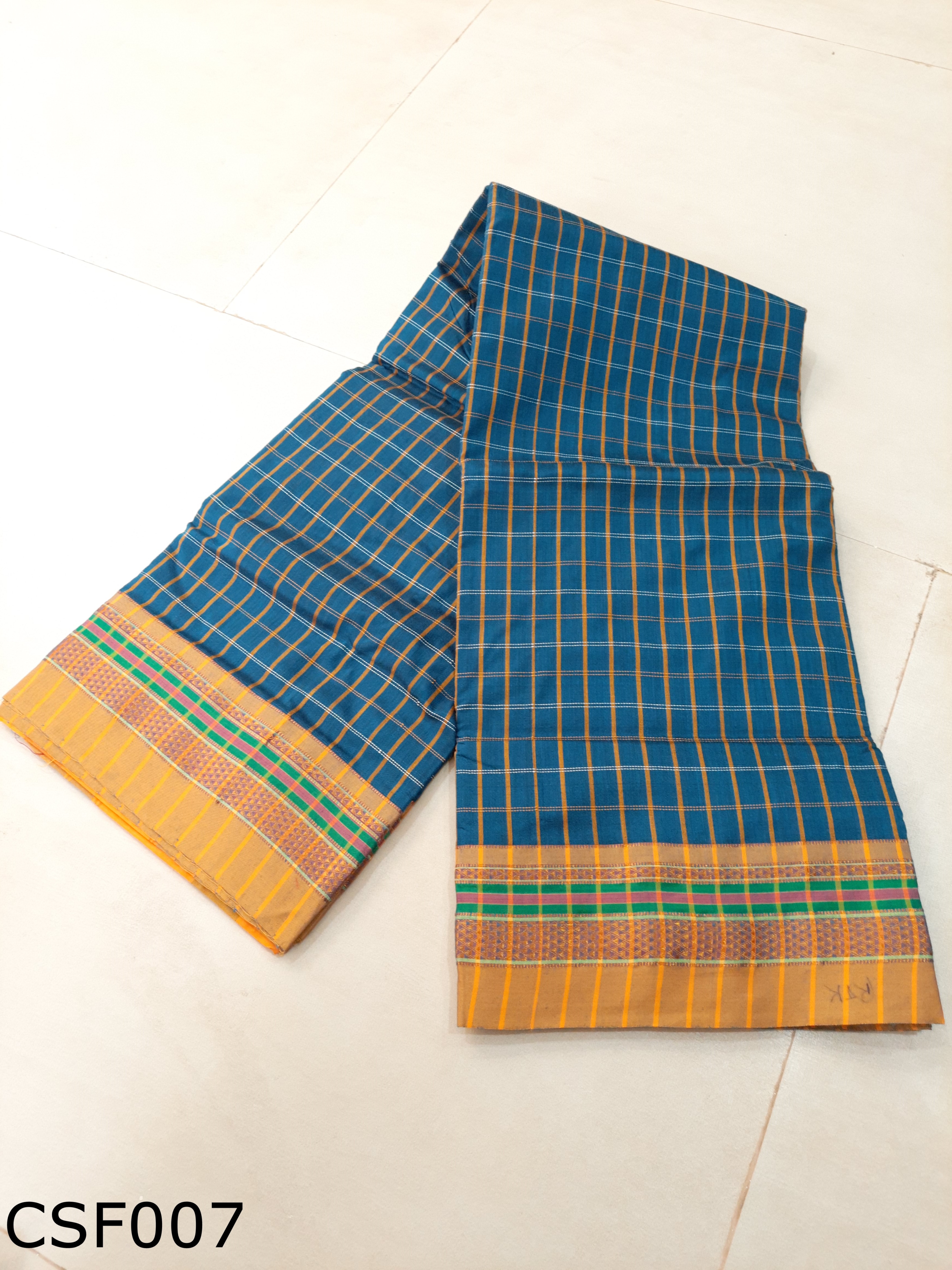 Cotton Silk Multi Checks 