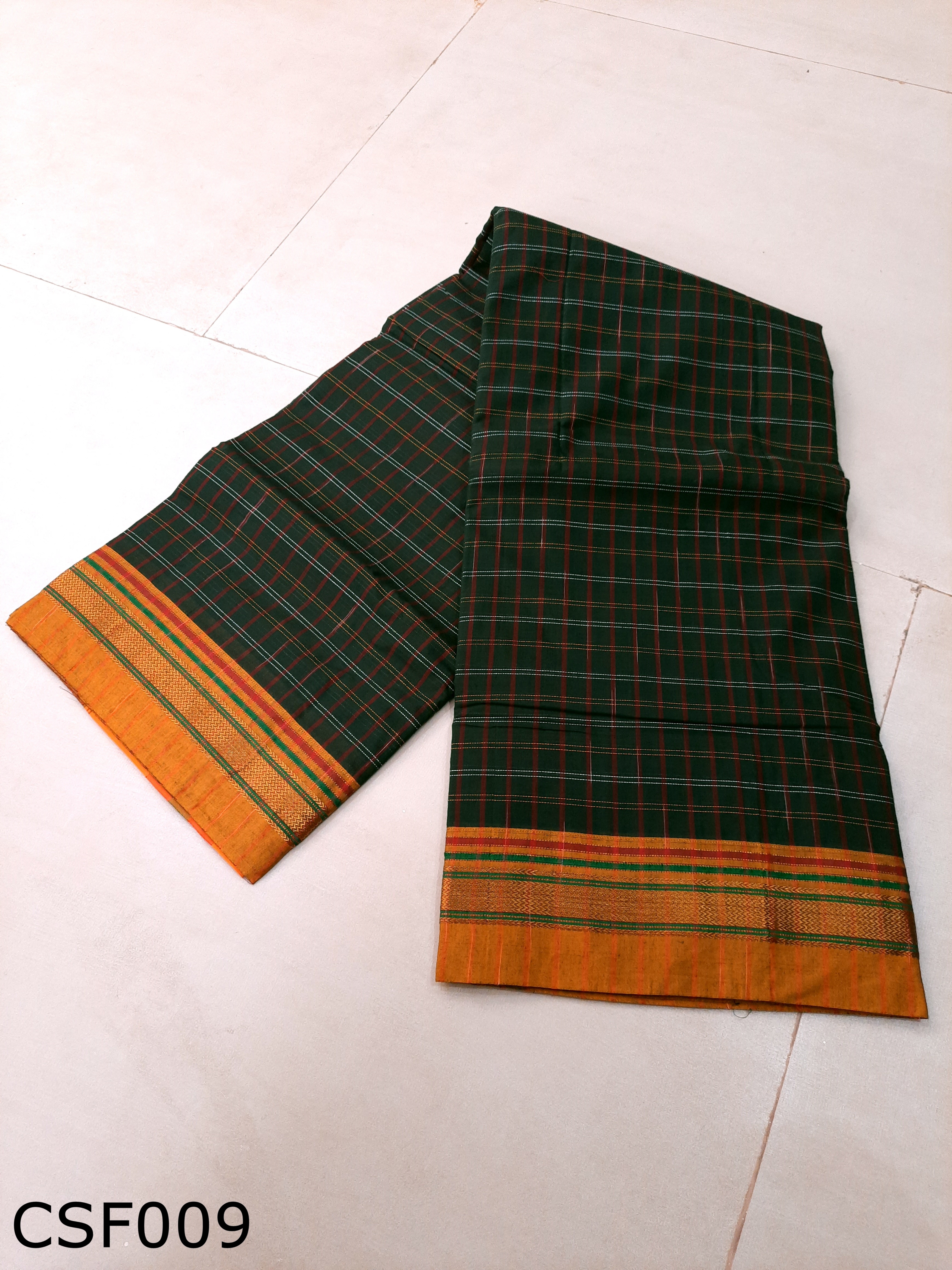 Cotton Silk Multi Checks 
