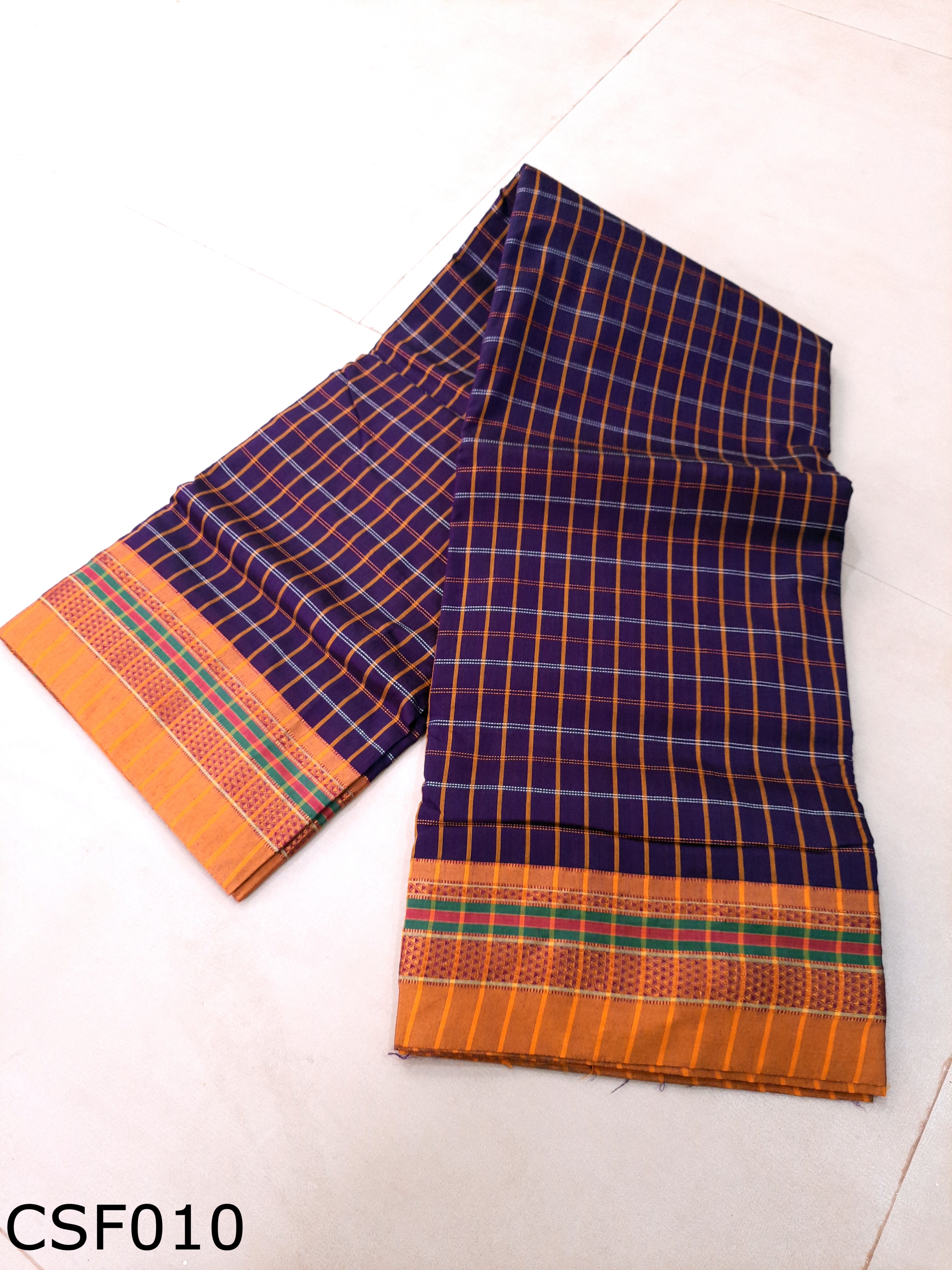 Cotton Silk Multi Checks 
