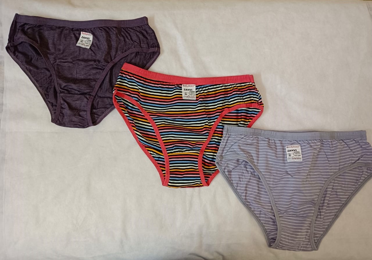 Lycra Cotton Panty Set of 3